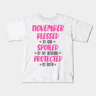 November Blessed Kids T-Shirt